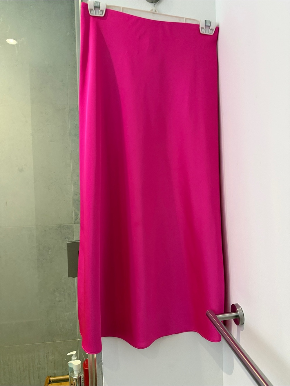 J. Crew Fuchsia Midi Skirt